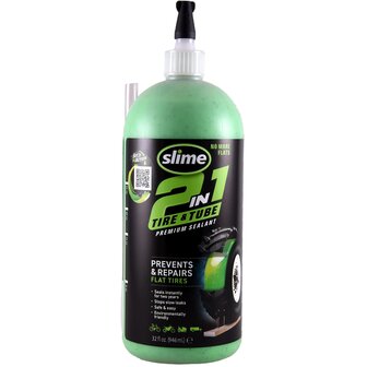 Slime 2-in-1 banden &amp; binnenbanden afdichtmiddel (32 oz. / 946 ml)