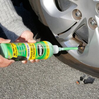 Buitenbanden lekpreventie/reparatiemiddel 473ml TPMS goedgekeurd (tevens Navulling Smart Repair)