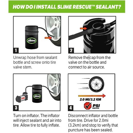 Slime Assist afdichtmiddel 450 ml (tevens navulling Smart Repair Plus)